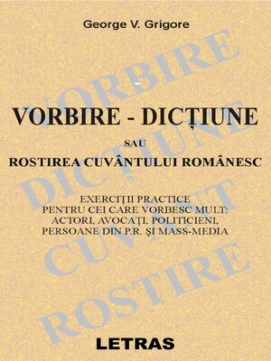 cover image of Vorbire